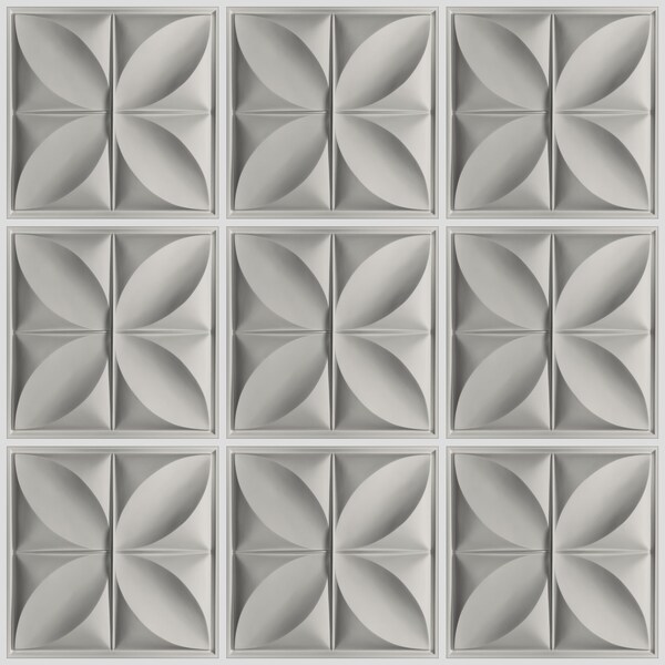 Ceilume Petal 2ft x 2ft Stone Ceiling Tile V1-PETAL-22STO - main